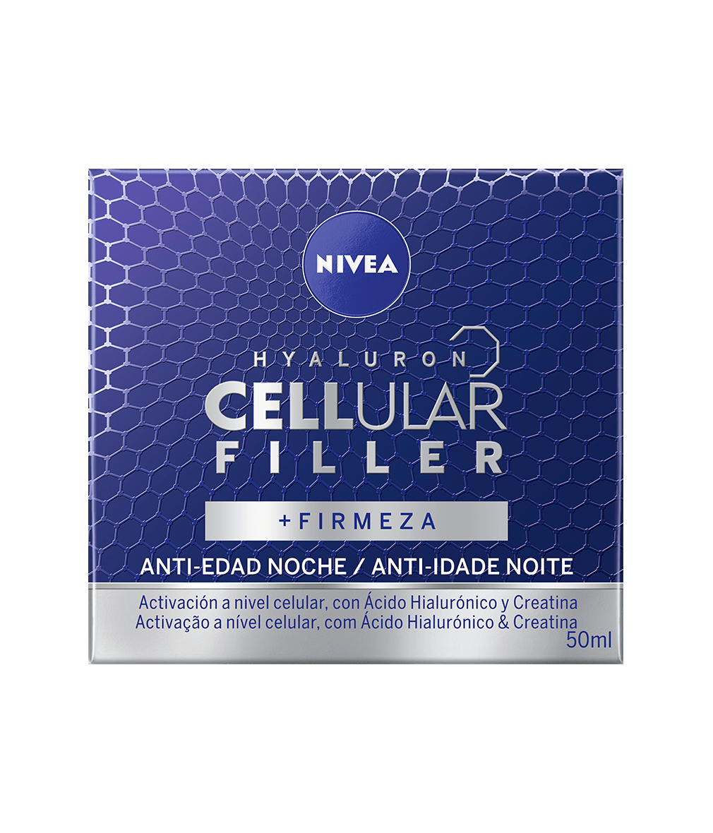 Hyaluron Cellular Filler Crema De Noche Cuidado Facial Nivea